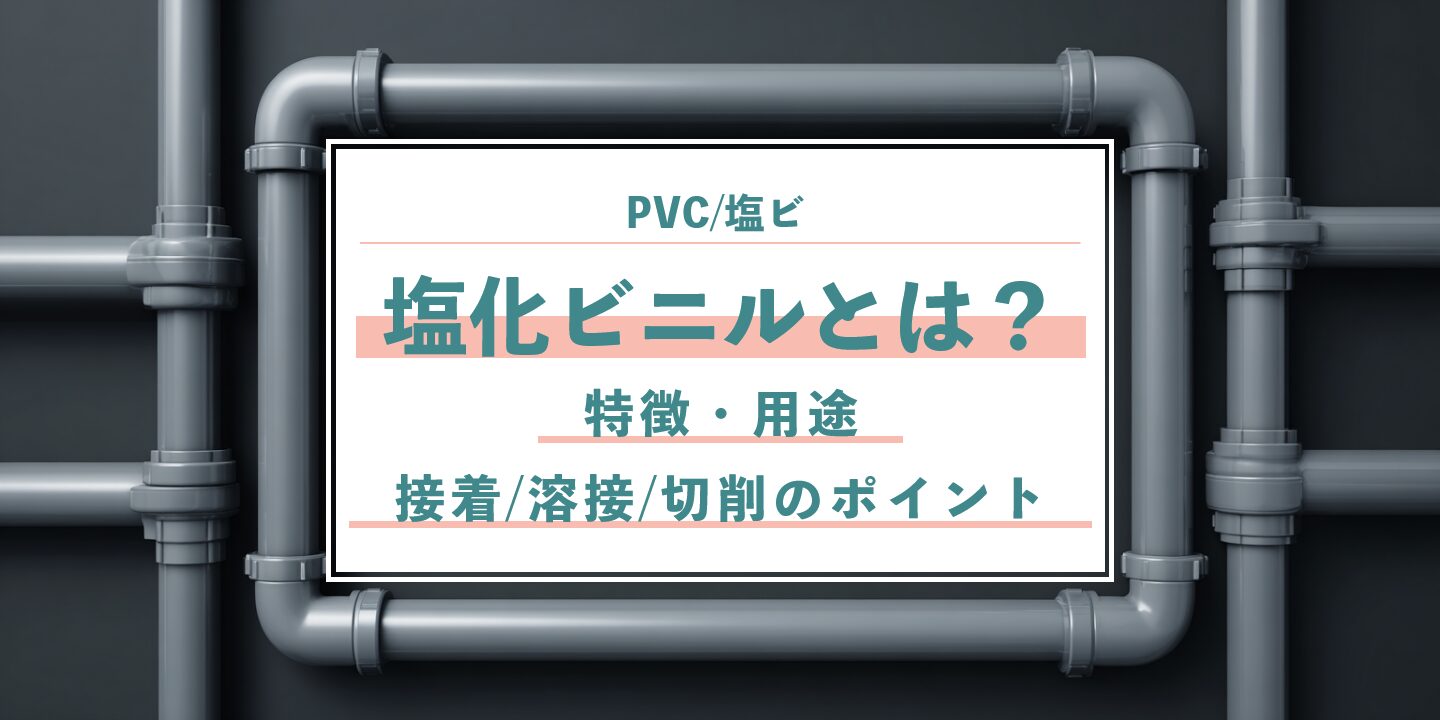 塩化ビニル（PVC-塩ビ）とは？特徴・用途・接着-溶接-切削のポイント